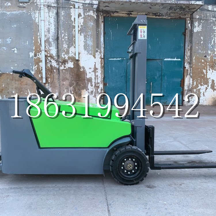 祁连县小型电动叉车1吨2吨步行站驾式电瓶堆高充电装卸车液压升降车铲车