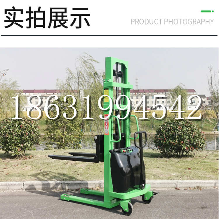 祁连县电动叉车堆高车液压铲车电瓶1吨2吨站驾步行式小型全自动叉车
